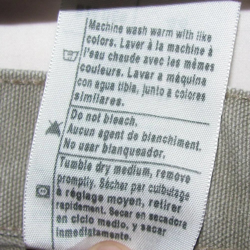 Mens' Carhartt Green Brown Drab Cargo Shorts Size 43 x 8 - Picture 8 of 8